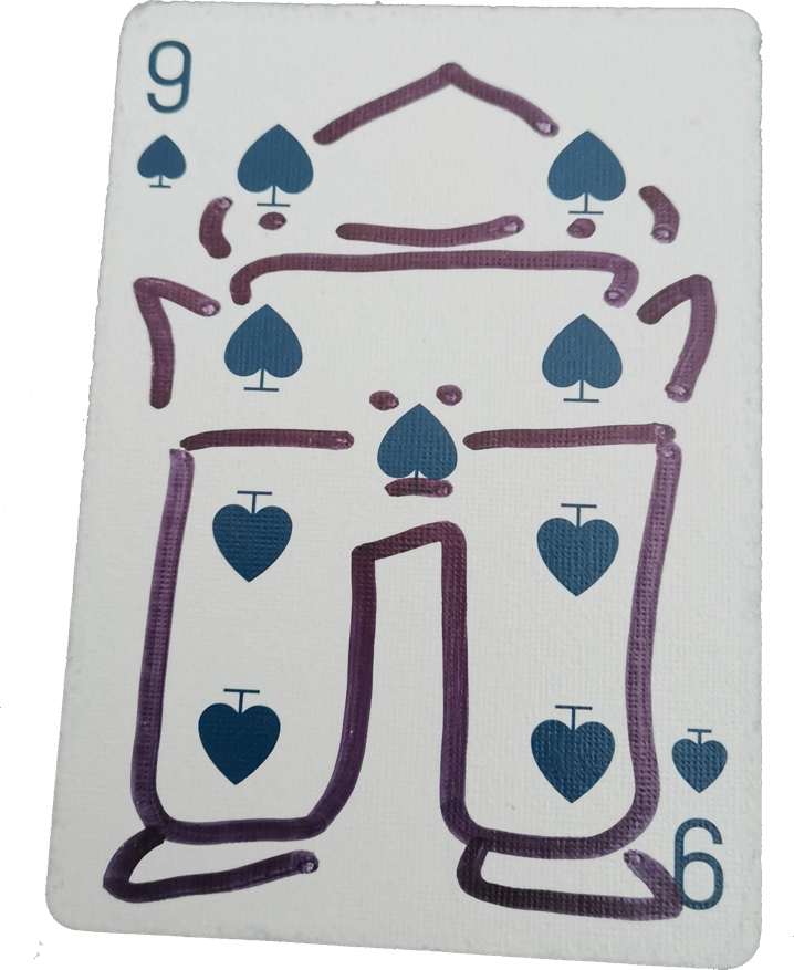 a card game about taking care of your creatures, trading them with your friends, receiving and making marks and letting go. blending the lines between collectable, role playing and memento.\n\nhere are my current hugkin: